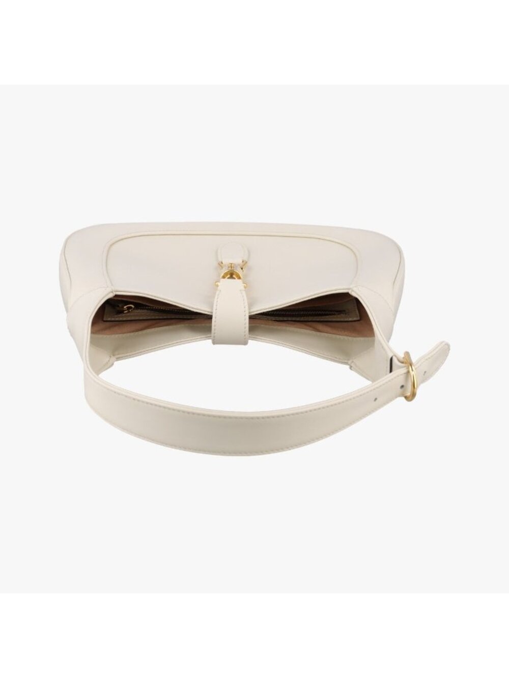 Gucci Jackie 1961 White Leather Shoulder Bag - Picture 8 of 16